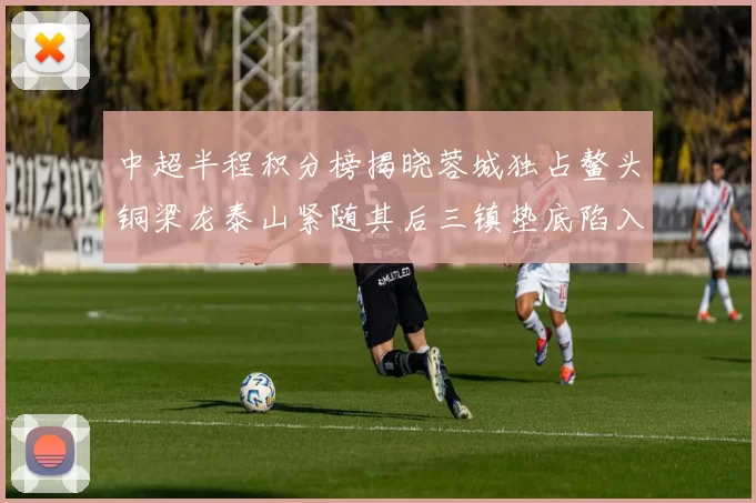 中超半程积分榜揭晓蓉城独占鳌头铜梁龙泰山紧随其后三镇垫底陷入困境